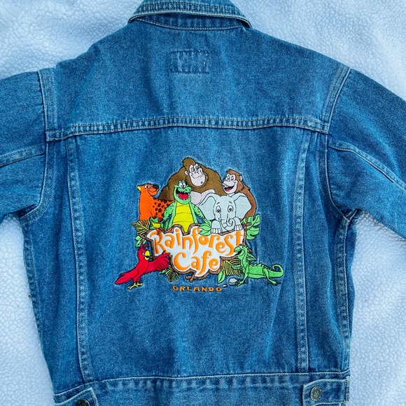 Vintage Rainforest cafe Jean Jacket - Picture 4 of 4